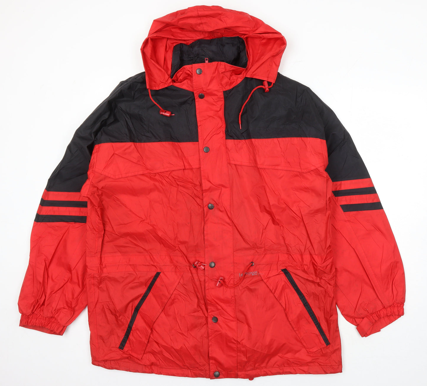 Outdoor wear Mens Multicoloured Jacket Coat Size L Zip