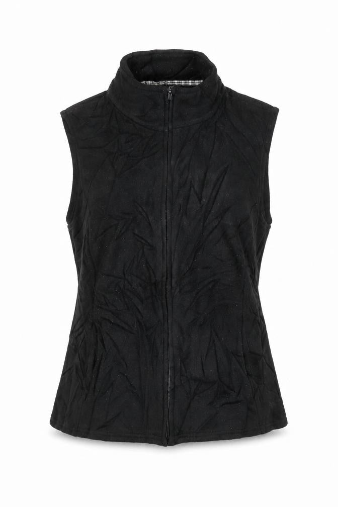Marks & Spencer Womens Black Gilet Waistcoat Size 12 Zip