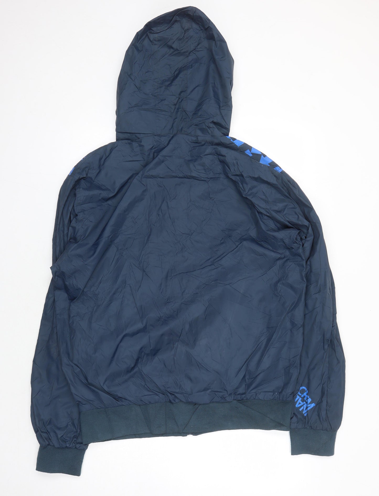 Criminal Mens Blue Jacket Size XL Zip