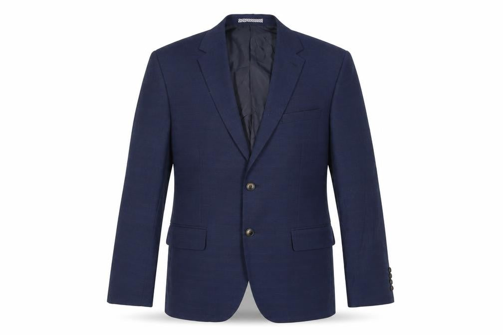Marks & Spencer Mens Blue Wool Jacket Suit Jacket Size 40 Regular