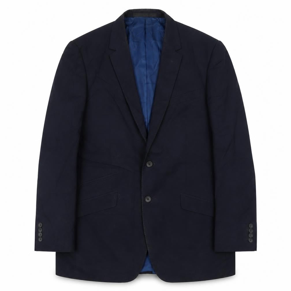 Marks and Spencer Mens Black Polyester Jacket Suit Jacket Size 40 Regular