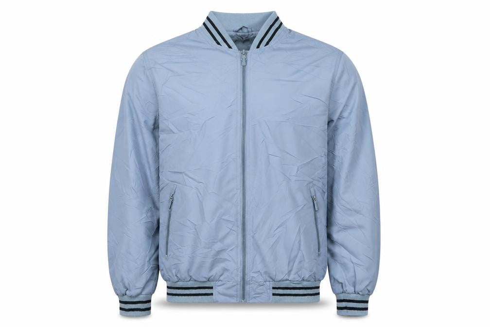 Woodville Mens Blue Bomber Jacket Jacket Size S Zip