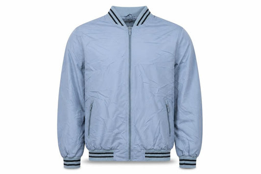 Woodville Mens Blue Bomber Jacket Jacket Size S Zip