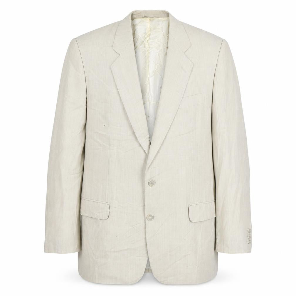 Konen Mens Beige Polyester Jacket Suit Jacket Size 44 Regular