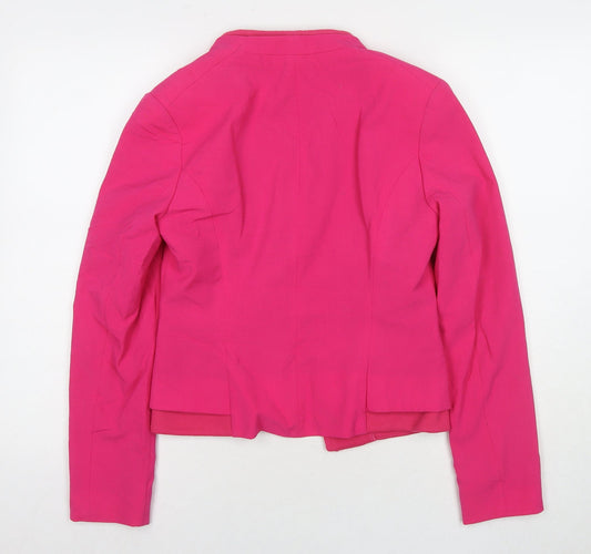 New Look Womens Pink Jacket Blazer Size 10