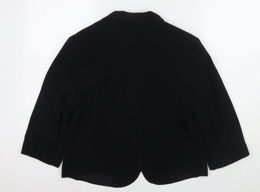 Marks and Spencer Womens Black Jacket Blazer Size 14
