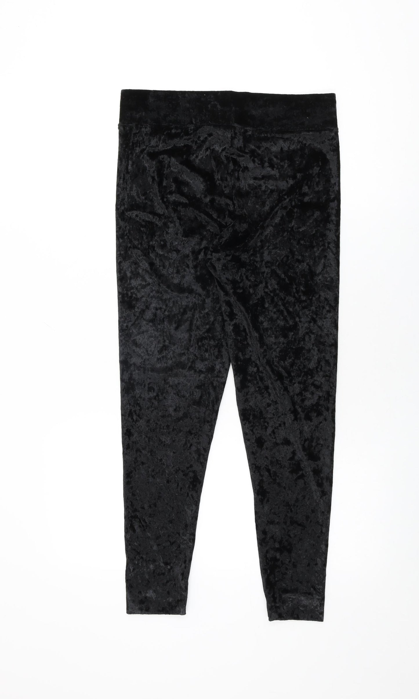 Per Una Womens Black Polyester Pedal Pusher Leggings Size 12 L26 in