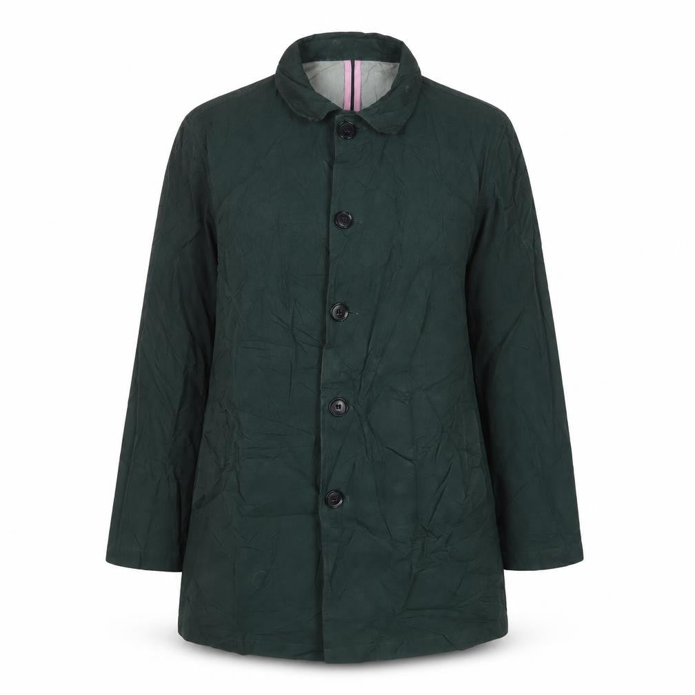 Hymn Womens Green Jacket Size L Button