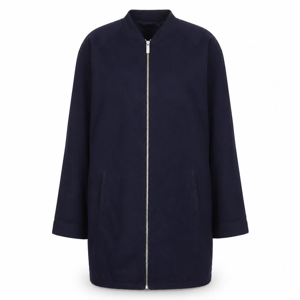 Editions Womens Blue Jacket Size 6 Zip