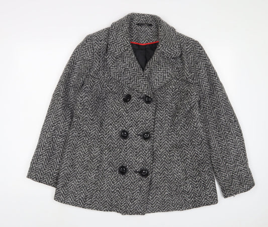 Classic Womens Red Jacket Size 14 Button