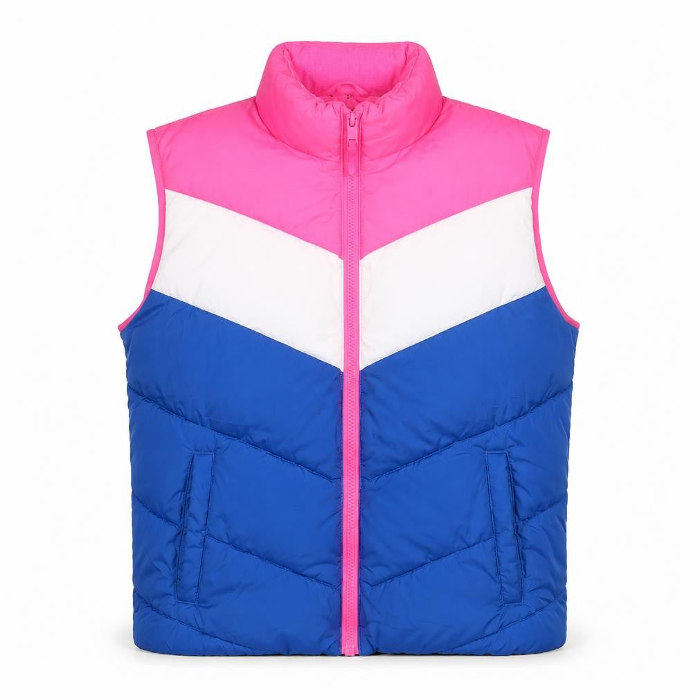 Gap Womens Multicoloured Striped Gilet Jacket Size S Zip