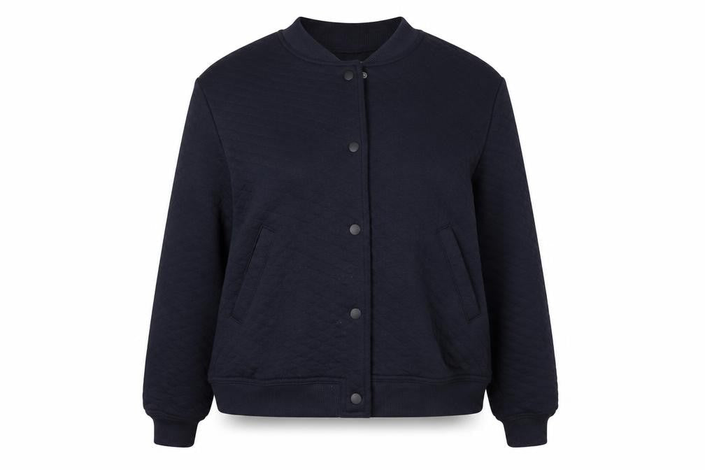 Marks & Spencer Womens Blue Jacket Size 16 Snap