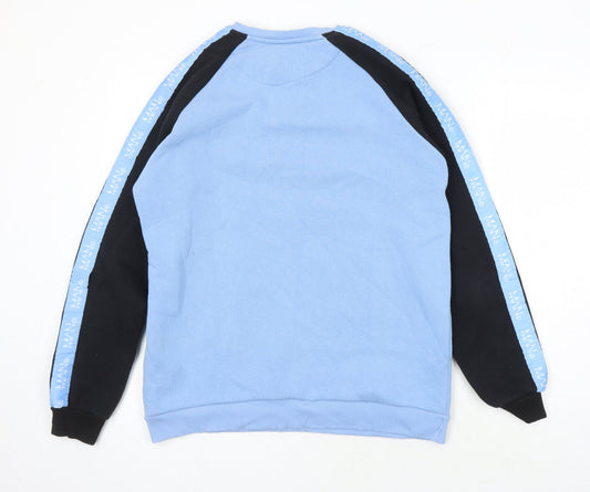 BoohooMAN Mens Multicoloured Cotton Pullover Sweatshirt Size L