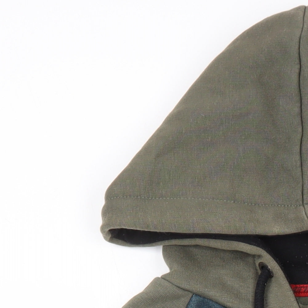 DFND Mens Multicoloured Camouflage Polyester Pullover Hoodie Size S