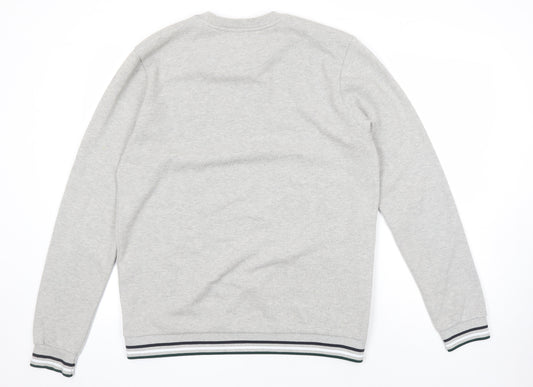 Jack Wills Mens Grey Cotton Pullover Sweatshirt Size L