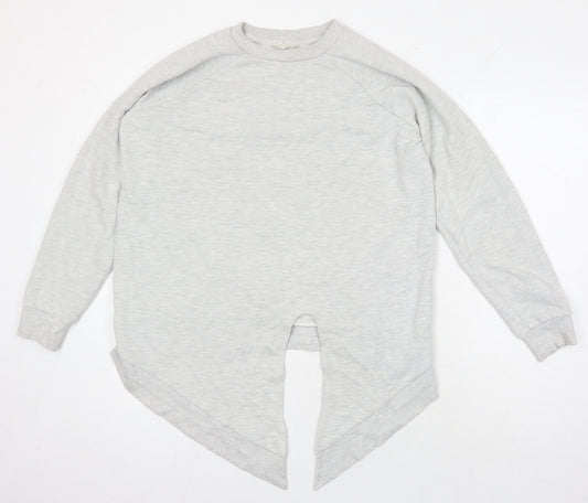 NEXT Womens Grey Polyester Pullover Sweatshirt Size 10