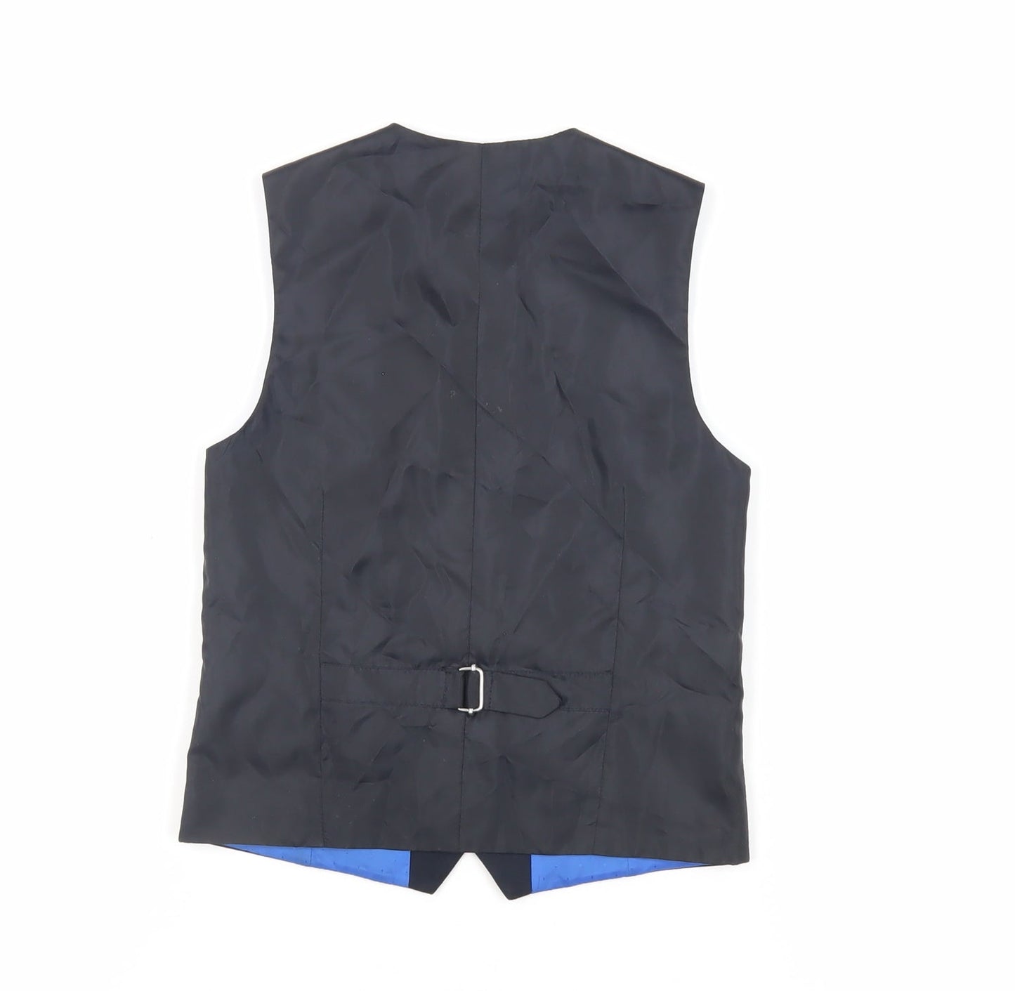 NEXT Boys Blue Jacket Waistcoat Size 8 Years Button