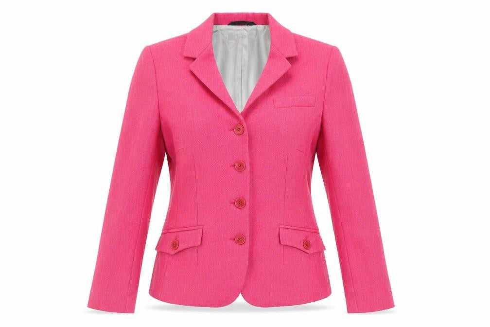 Prét-á-Porter Womens Pink Jacket Blazer Size 8 Button