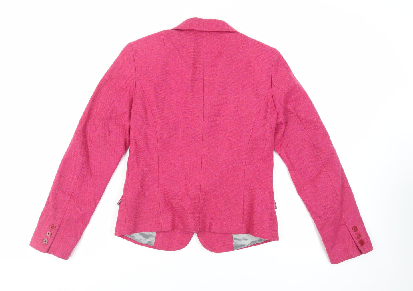 Prét-á-Porter Womens Pink Jacket Blazer Size 8 Button