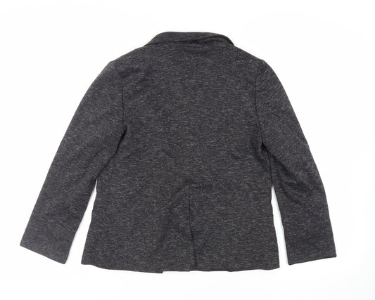 Monsoon Womens Grey Jacket Blazer Size 12 - Open