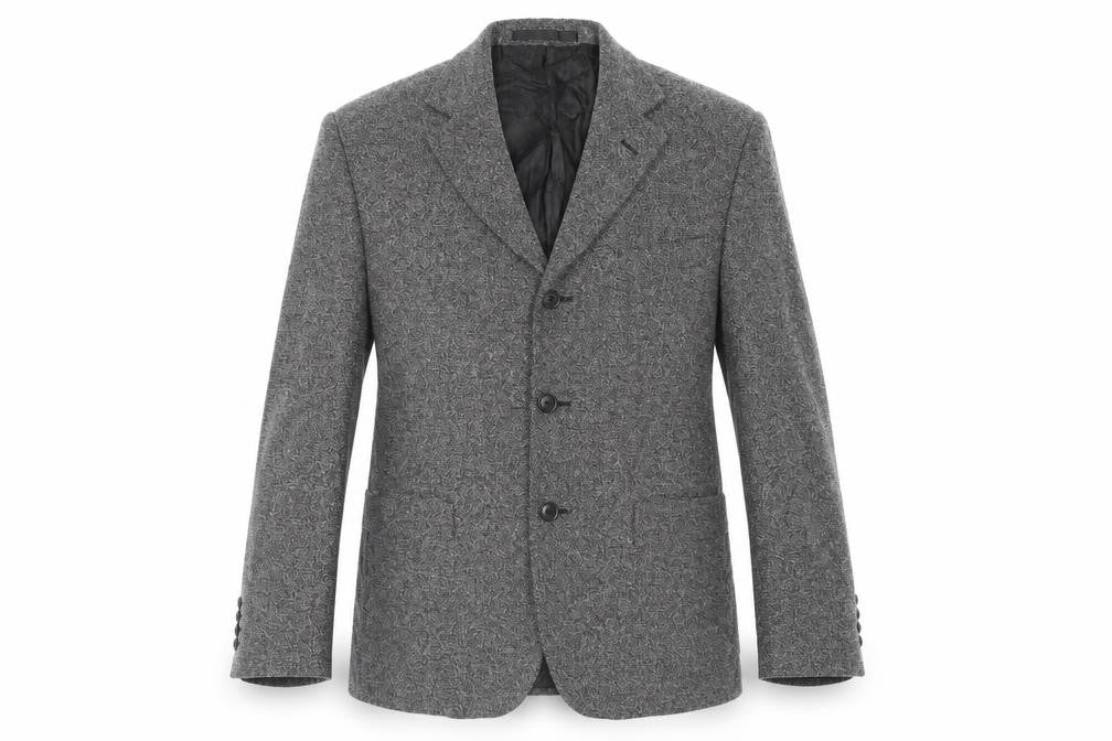 Marks & Spencer Mens Grey Viscose Jacket Blazer Size 40 Regular