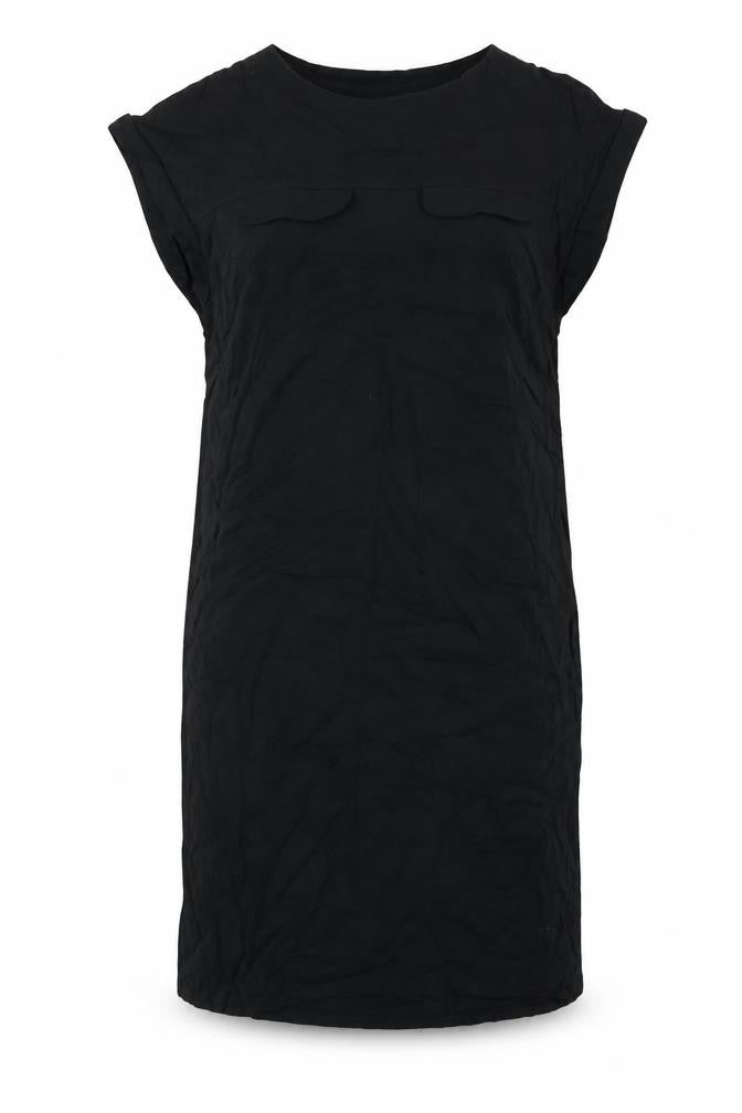 Next Womens Black Viscose A-Line Size 12 Round Neck Pullover