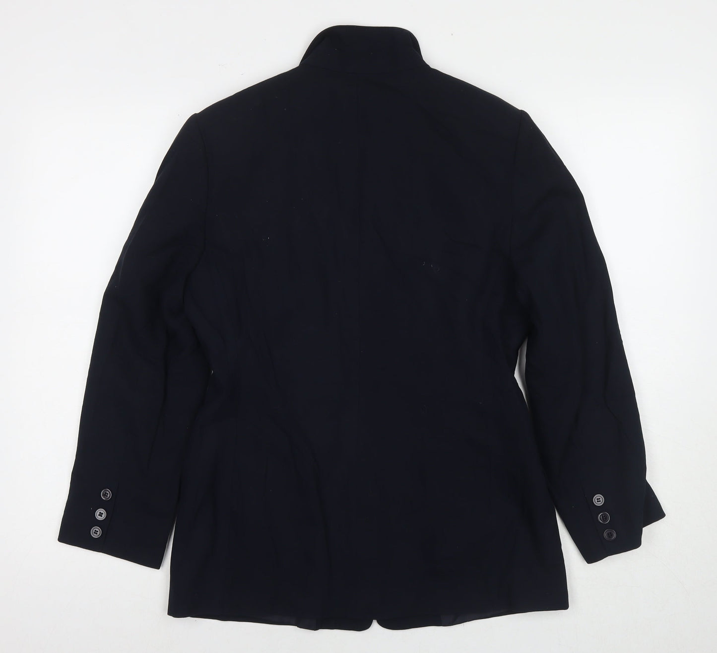 Principles Womens Blue Jacket Blazer Size 12 Button