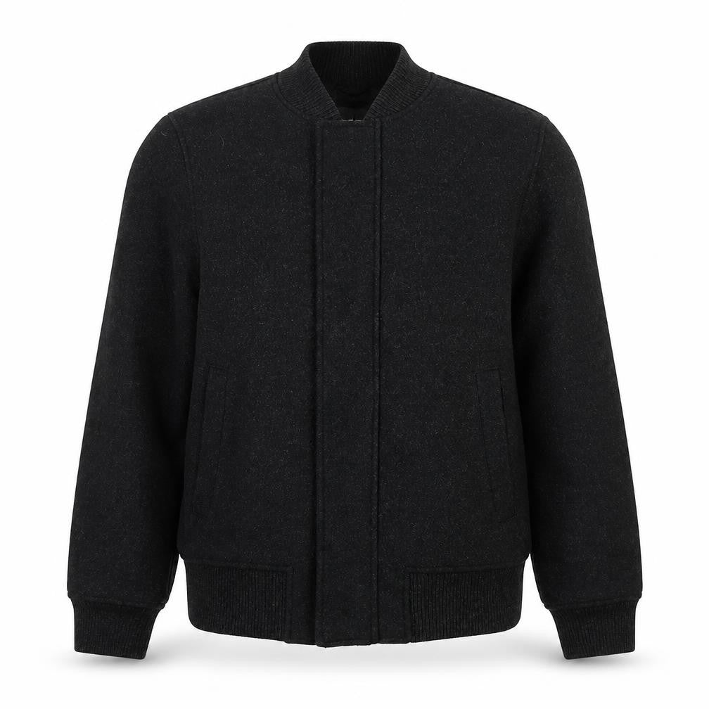 Zara Mens Grey Bomber Jacket Coat Size S Zip