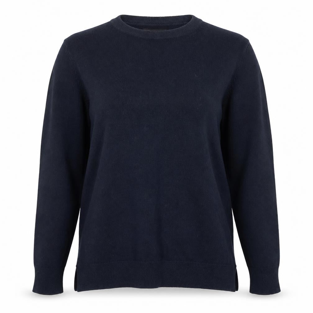 Marks & Spencer Womens Blue Round Neck Acrylic Pullover Jumper Size 10