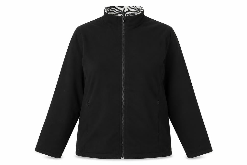 Dash Womens Black Jacket Size 12 Zip