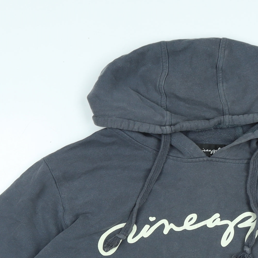 Pineapple Womens Grey Cotton Pullover Hoodie Size S - Pineapple