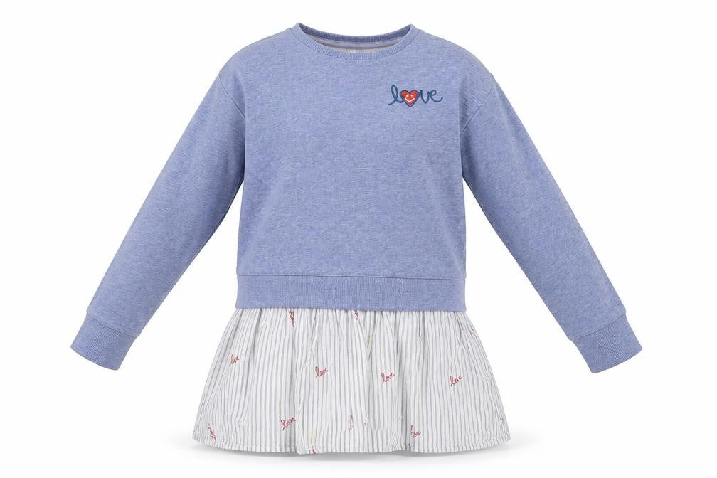 Gap Girls Blue Cotton Tunic Sweatshirt Size 10 Years Pullover