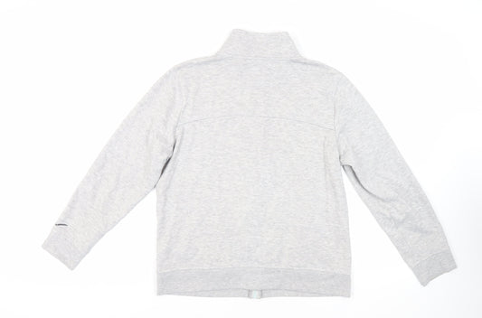 LA Gear Womens Grey Polyester Full Zip Sweatshirt Size 14 Zip - Logo Pockets