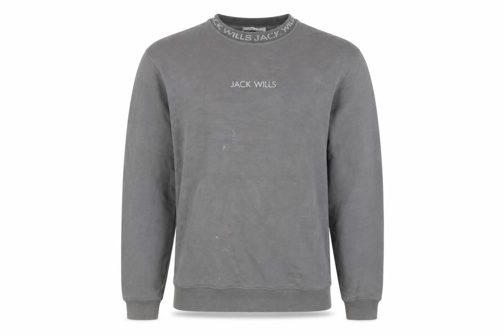 Mens UK S Regular Jack Wills Grey Pullover Sweatshirt