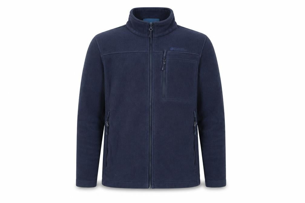 Mouintain Warehouse Mens Blue Jacket Size M Zip - Zipped Pockets