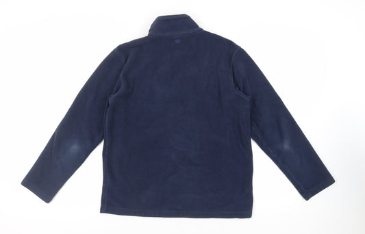 Mouintain Warehouse Mens Blue Jacket Size M Zip - Zipped Pockets
