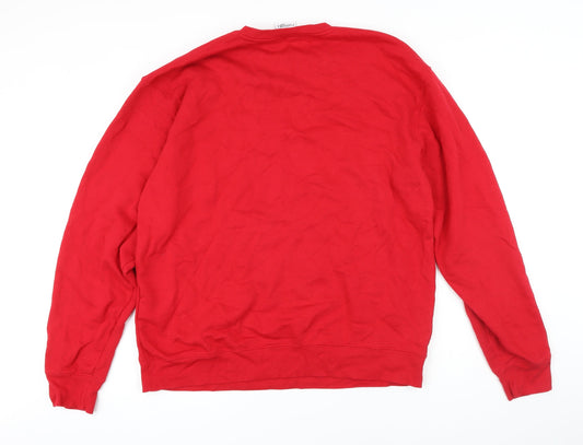 Russell Womens Red Cotton Pullover Sweatshirt Size XL - Jollibee