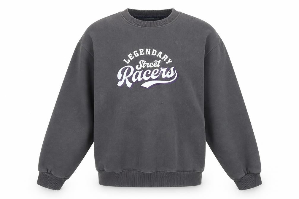 The high grade Boys Grey Cotton Pullover Sweatshirt Size M