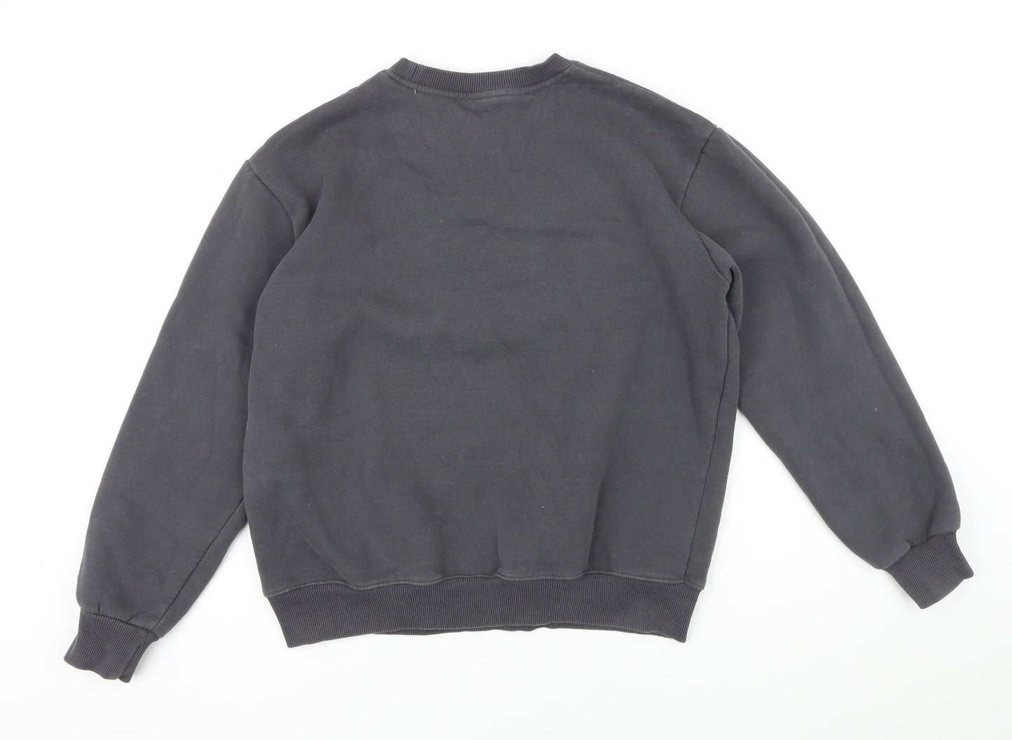 The high grade Boys Grey Cotton Pullover Sweatshirt Size M