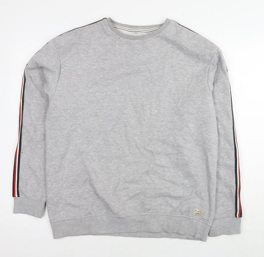 Blend Womens Grey Cotton Pullover Hoodie Size L Pullover