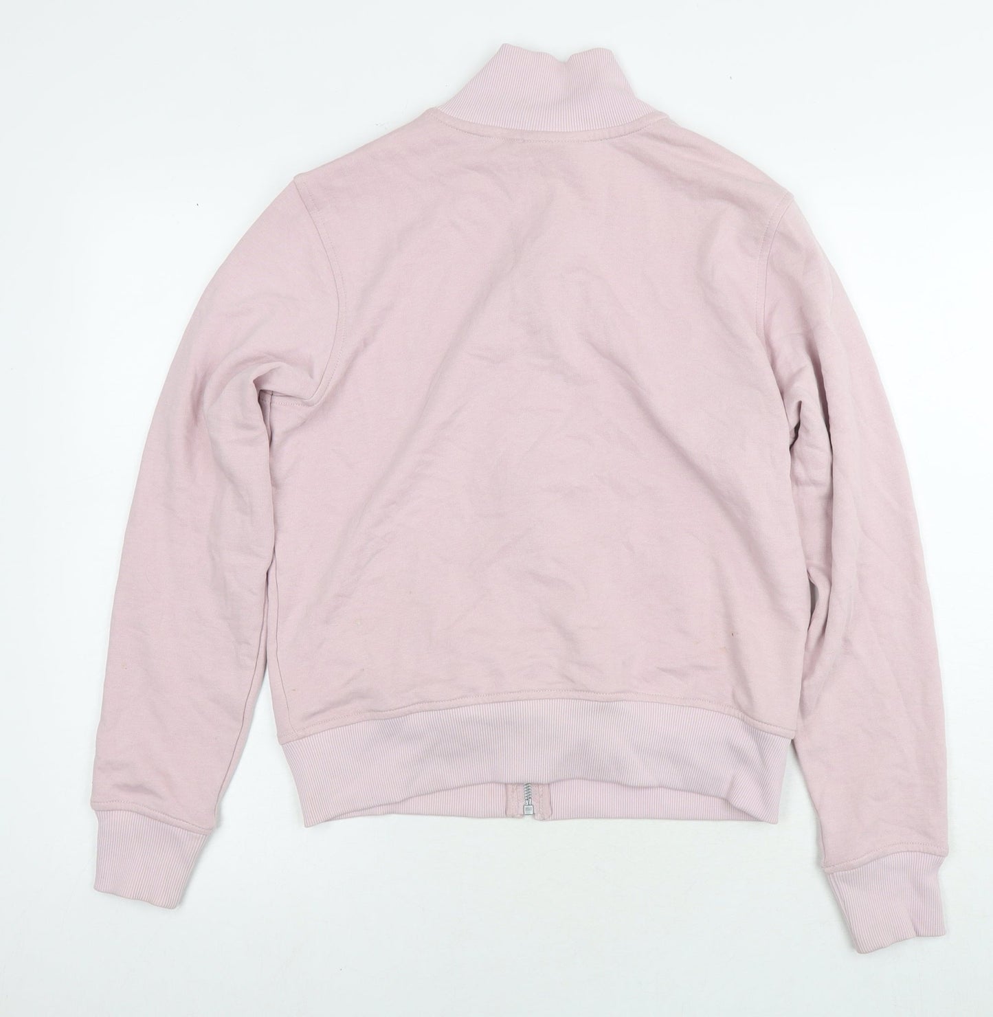 Skechers Womens Pink Cotton Full Zip Hoodie Size M Zip