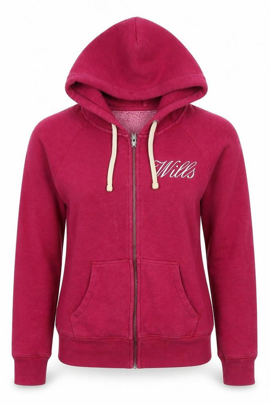 Womens UK 8 Regular Jack Wills Purple Full Zip Hoodie