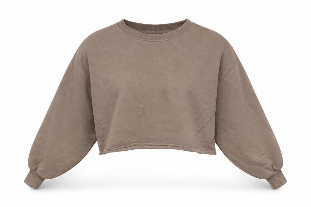 Pull&Bear Womens Brown Polyester Pullover Sweatshirt Size S Pullover
