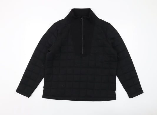 Gap Mens Black Polyester Pullover Sweatshirt Size M