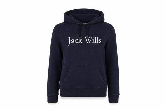 Womens UK 8 Regular Jack Wills Blue Pullover Hoodie