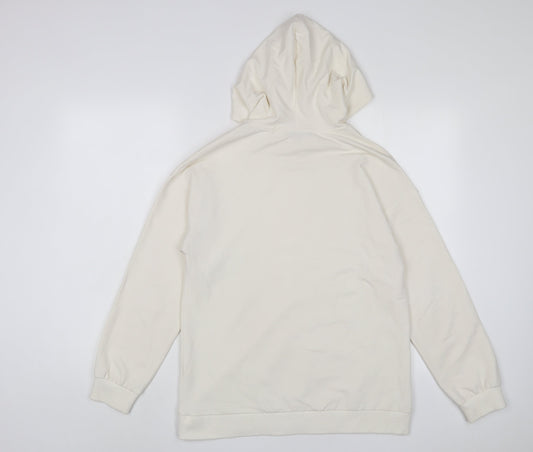 Anna Field Womens Ivory Polyester Pullover Hoodie Size S Pullover