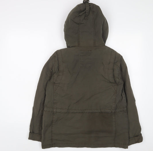 Gap Womens Green Jacket Coat Size XS Zip