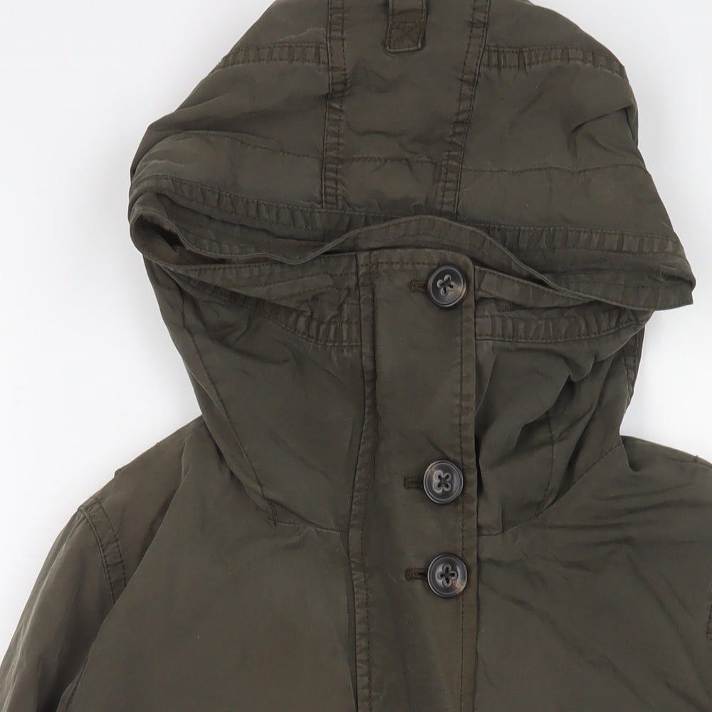 Gap Womens Green Jacket Coat Size XS Zip