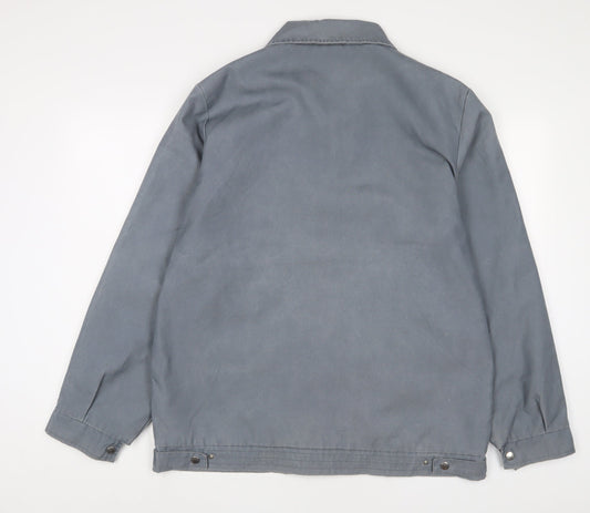 Boston Mens Blue Jacket Size L Zip