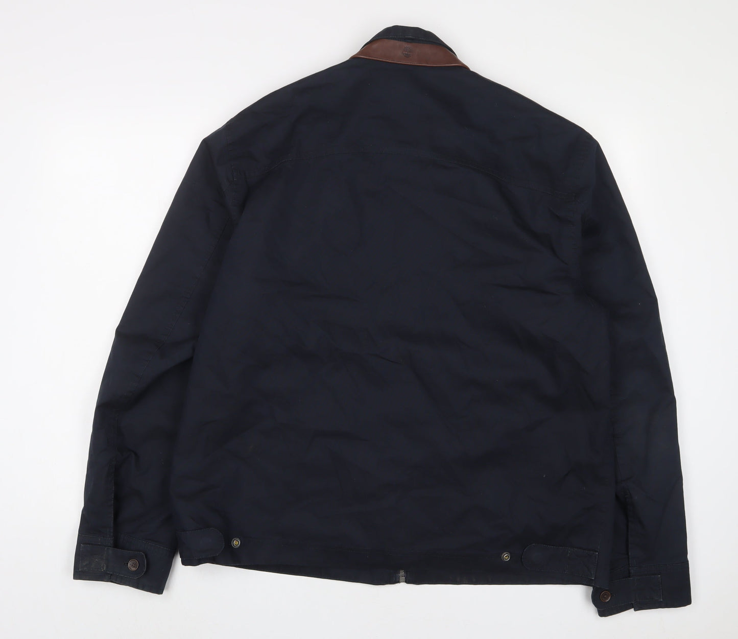Timberland Mens Blue Jacket Size XL Zip - Waterproof